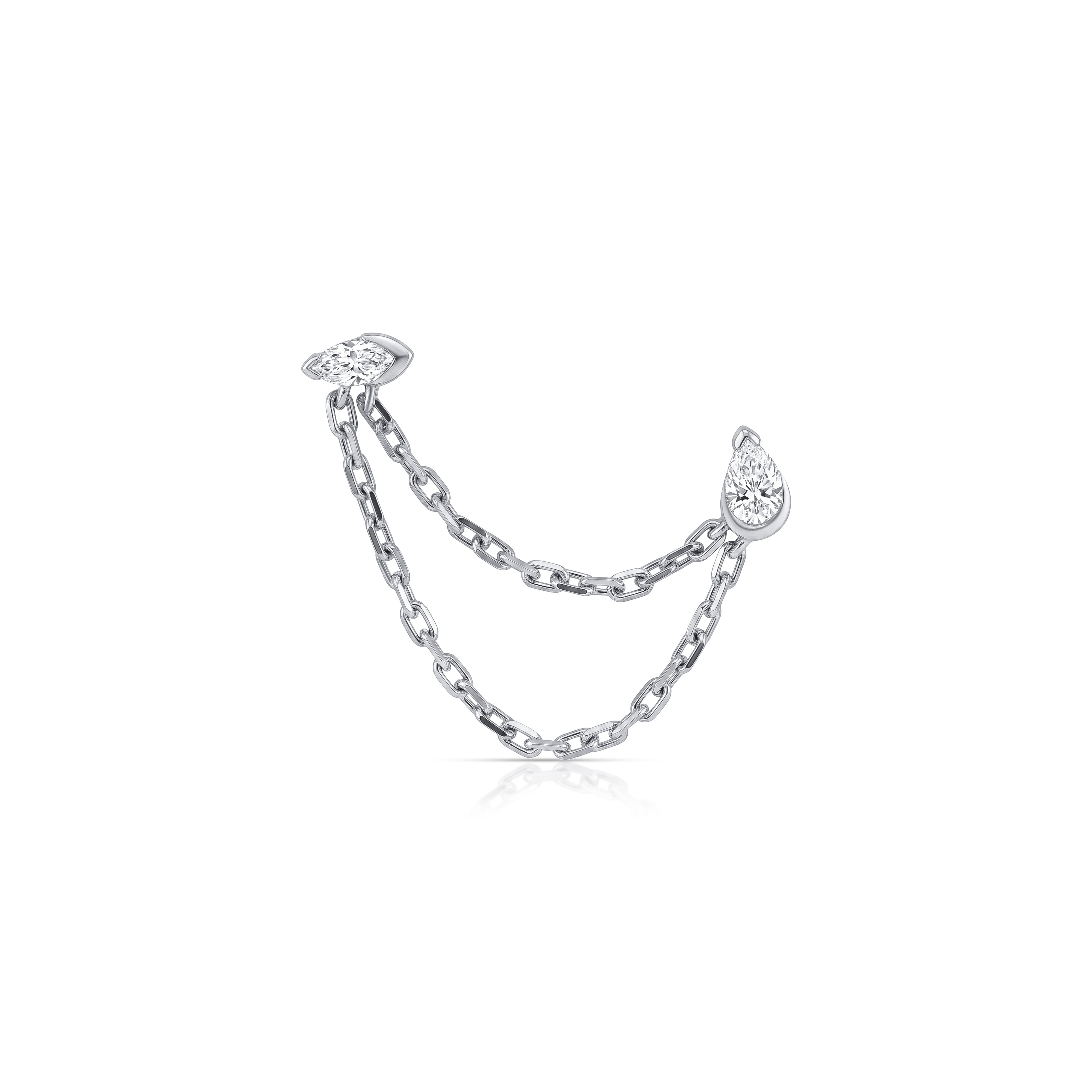 Mirage Dual Chain Earring