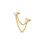 Mirage Dual Chain Earring