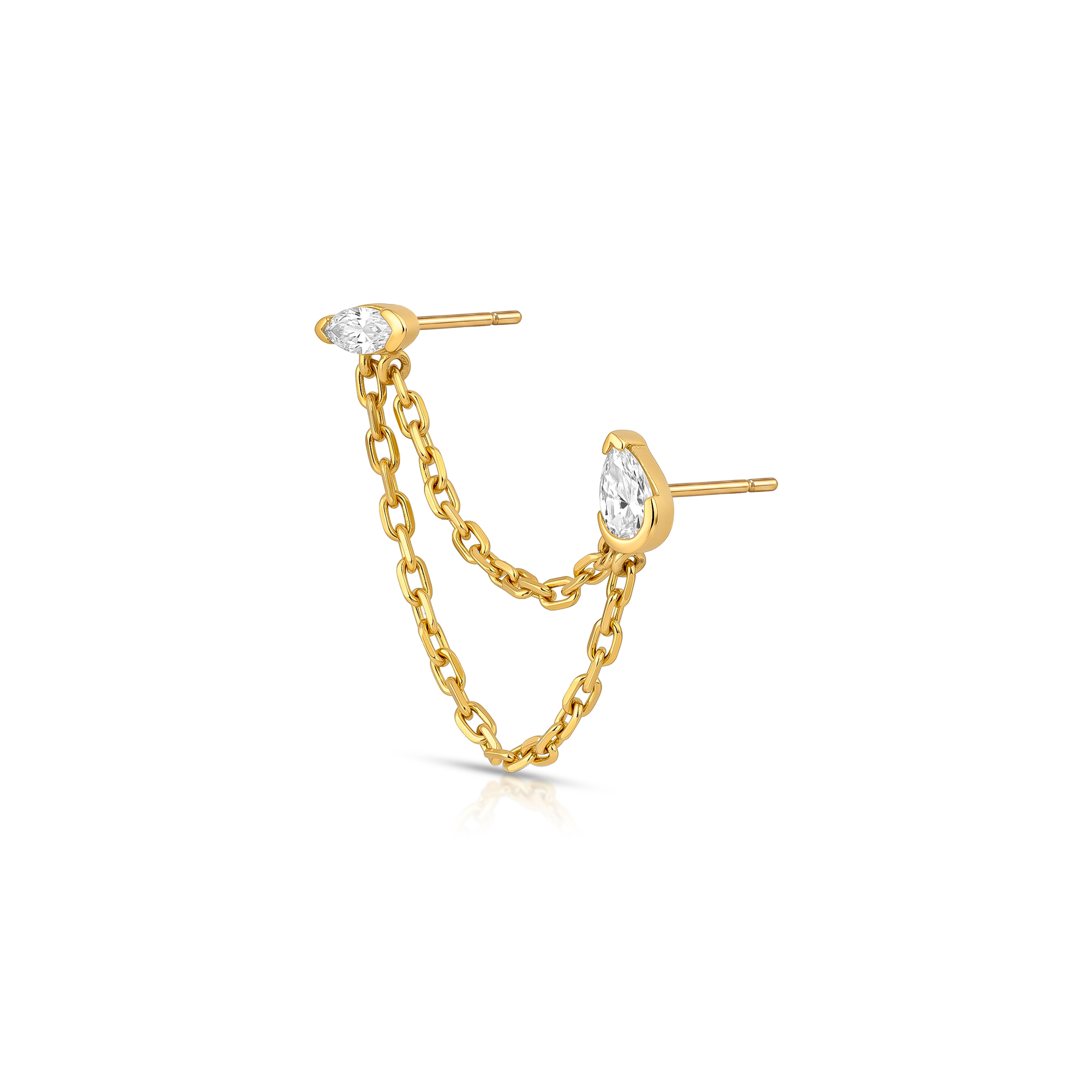 Mirage Dual Chain Earring