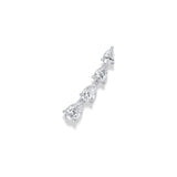Graduated Pear Shape Diamond Ear Climber