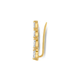 Graduated Pear Shape Diamond Ear Climber