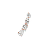 Multi-shape Diamond Ear Climber