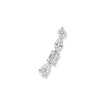 Multi-shape Diamond Ear Climber