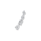 Multi-shape Diamond Ear Climber