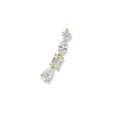 Multi-shape Diamond Ear Climber