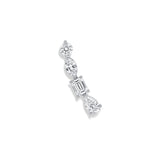 Multi-shape Diamond Ear Climber
