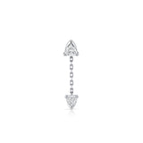 Prism Diamond Chain Earring (Trilliant)