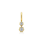 Bloom Diamond Hoop Earring (Round Brilliant)