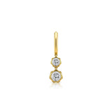 Bloom Diamond Hoop Earring (Round Brilliant)