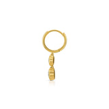 Bloom Diamond Hoop Earring (Round Brilliant)