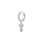 Halo Diamond Hoop Earring (Oval & Round)
