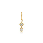 Nova Diamond Hoop Earring (Asscher & Oval)