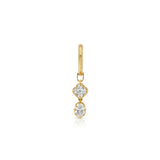 Nova Diamond Hoop Earring (Asscher & Oval)