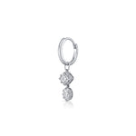 Nova Diamond Hoop Earring (Asscher & Oval)