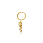 Nova Diamond Hoop Earring (Asscher & Oval)