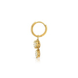 Nova Diamond Hoop Earring (Asscher & Oval)