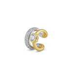 Bloom Diamond Ear Cuff (with pavé diamonds)