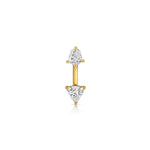 Echo Jacket Earring (Pentagon & Trilliant)