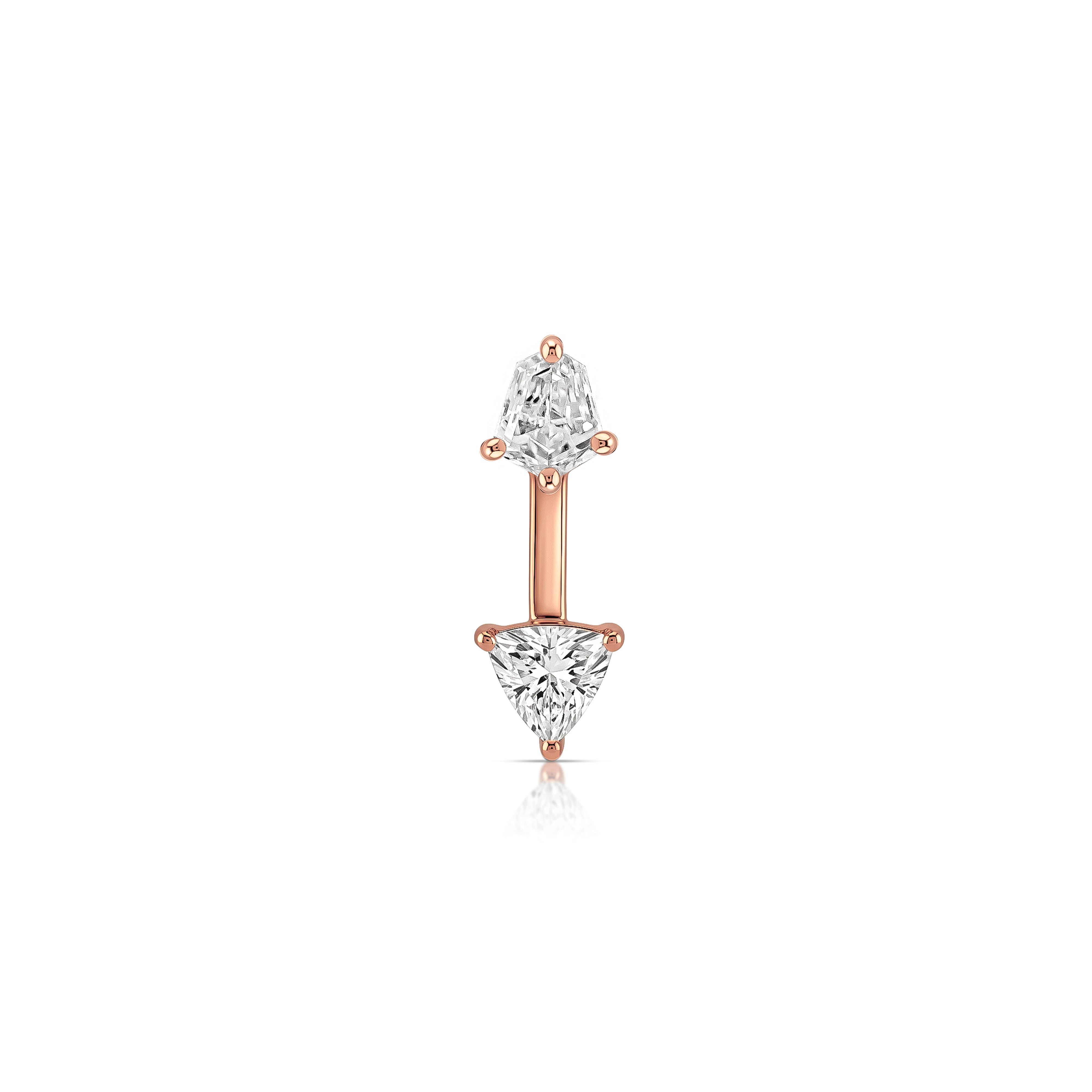 Echo Jacket Earring (Pentagon & Trilliant)