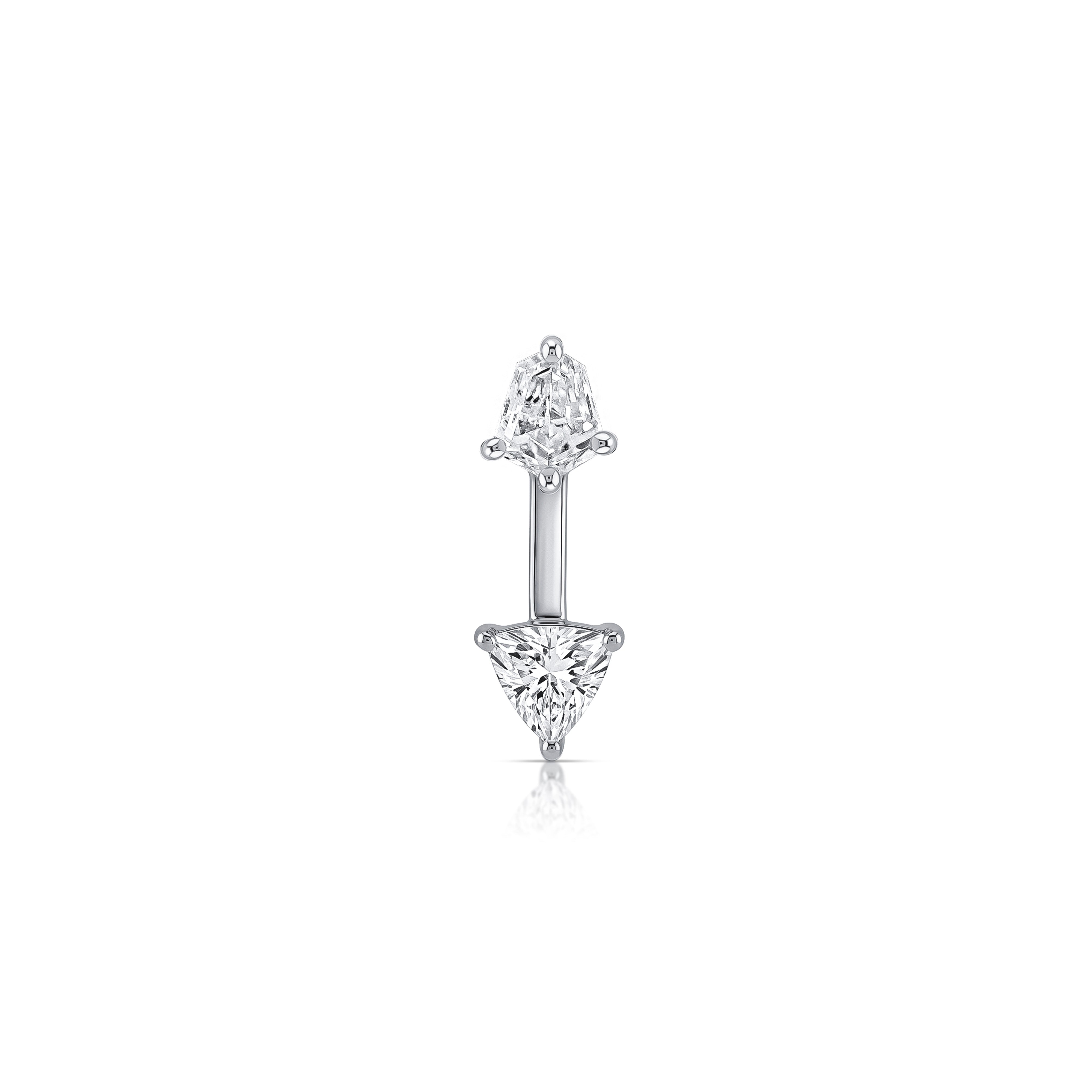 Echo Jacket Earring (Pentagon & Trilliant)
