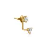 Echo Jacket Earring (Pentagon & Trilliant)