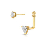 Echo Jacket Earring (Pentagon & Trilliant)