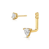 Echo Jacket Earring (Pentagon & Trilliant)