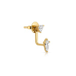 Echo Jacket Earring (Trilliant & Shield)