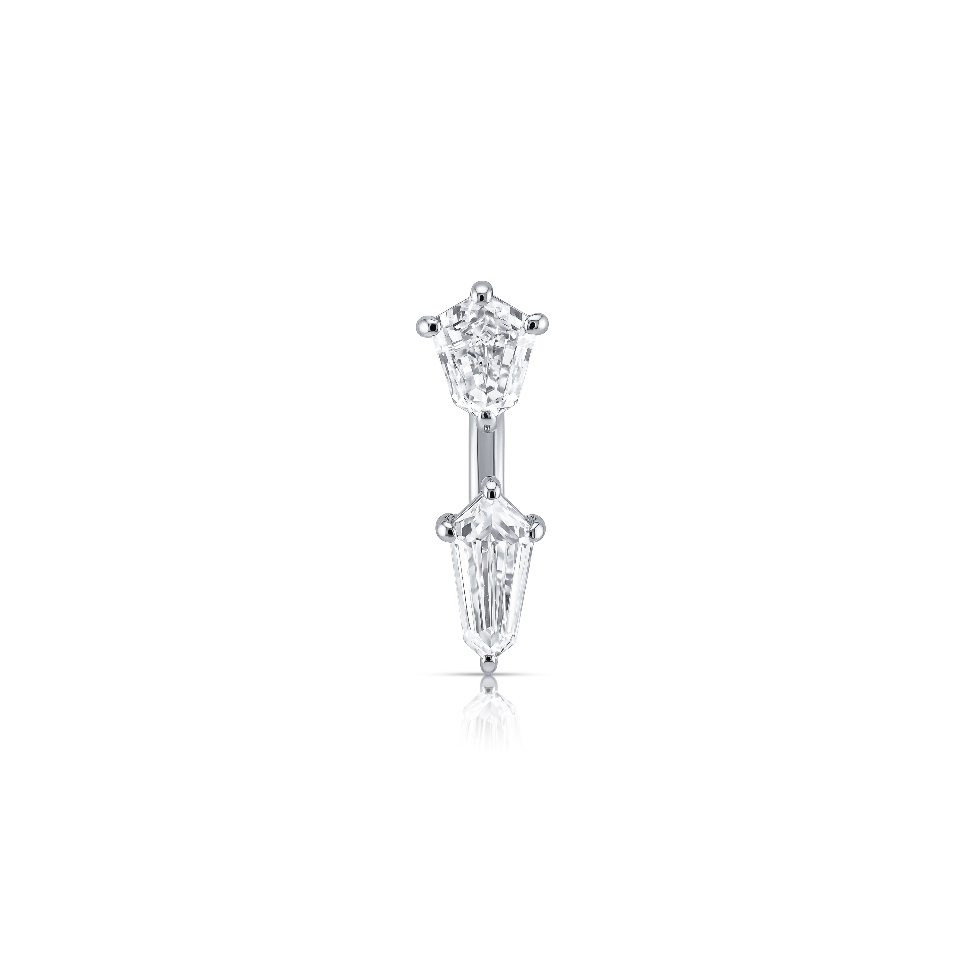 Echo Jacket Earring (Pentagon & Shield)