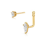 Echo Jacket Earring (Pentagon & Shield)