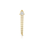 Vesper Diamond Chain Earring (Trilliant)