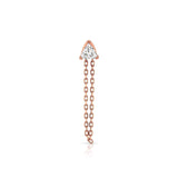 Vesper Diamond Chain Earring (Trilliant)