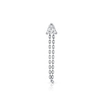 Vesper Diamond Chain Earring (Trilliant)