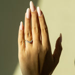 Eliana V-Shaped Wedding Band