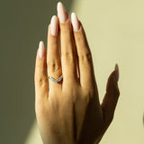 Eliana V-Shaped Wedding Band