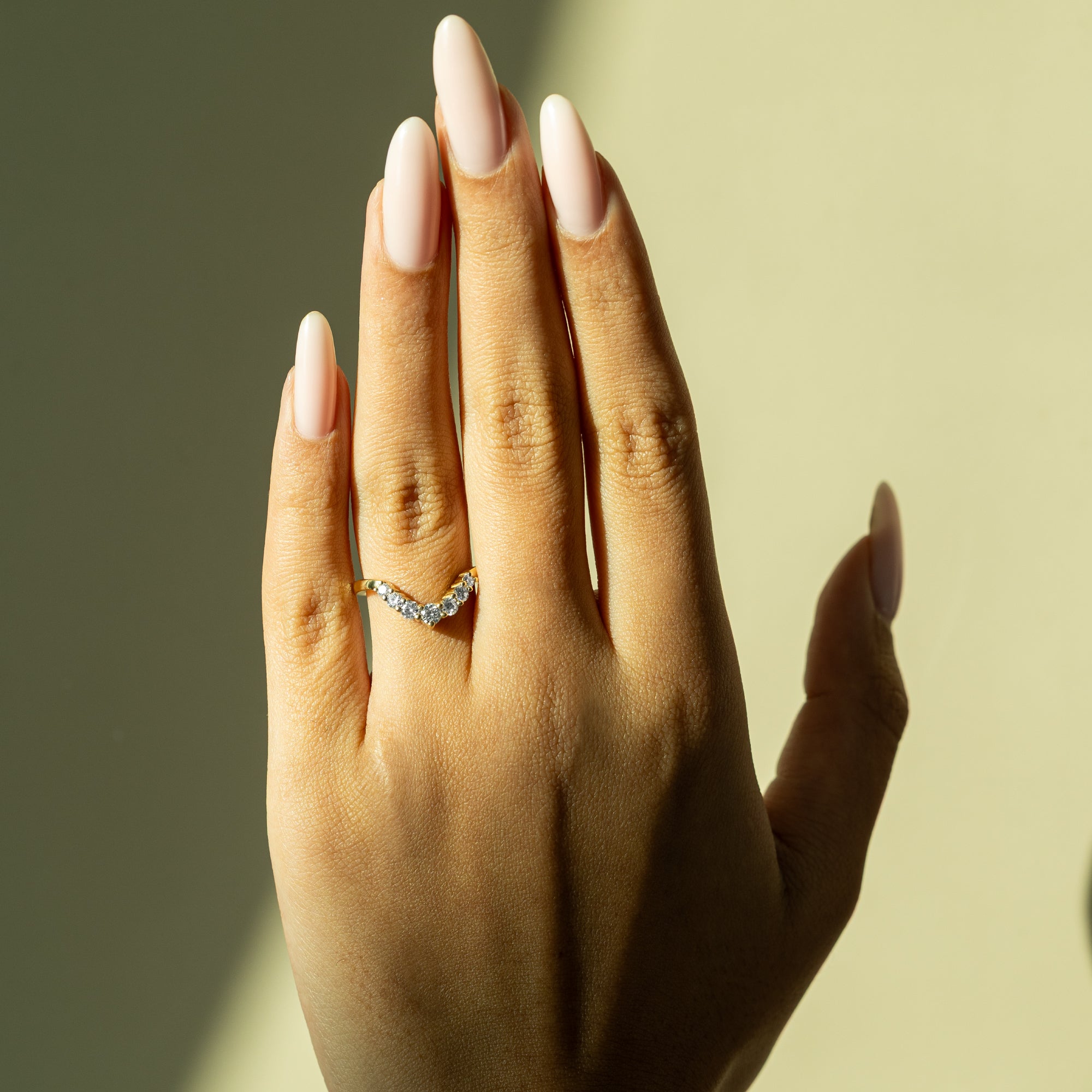 Eliana V-Shaped Wedding Band