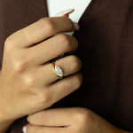 Faye Engagement Ring - East to West Marquise Ring