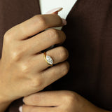 Faye Engagement Ring - East to West Marquise Ring