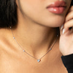 "Coeur de Lune" Heart Shape Necklace