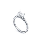 Heart-Shaped Solitaire Engagement Ring