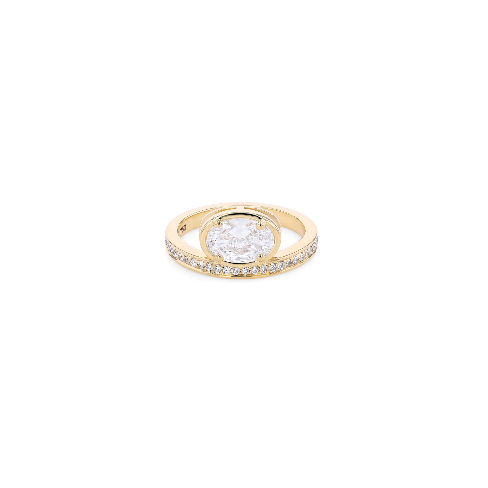 Horizon Diamond Engagement Ring