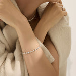 Multishape Lab Diamond Tennis Bracelet