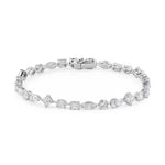 Multishape Lab Diamond Tennis Bracelet (Certified)