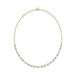 Petite Trio Half Diamond Tennis Choker