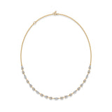 Petite Trio Half Diamond Tennis Choker