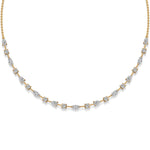 Petite Trio Half Diamond Tennis Choker