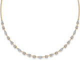 Petite Trio Half Diamond Tennis Choker