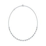 Petite Trio Half Diamond Tennis Choker