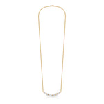 Cascade Multi-Shape Diamond Bar Necklace