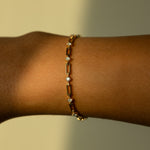 Orbit Diamond Link Bracelet